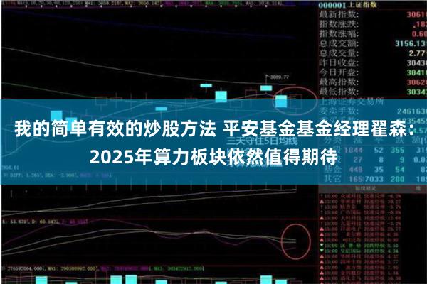 我的简单有效的炒股方法 平安基金基金经理翟森：2025年算力